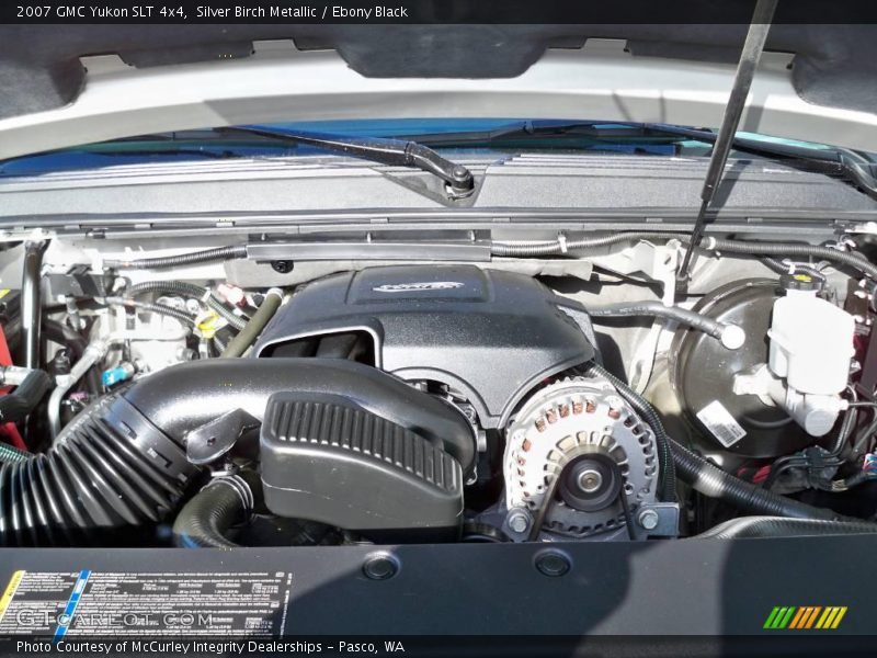 Silver Birch Metallic / Ebony Black 2007 GMC Yukon SLT 4x4