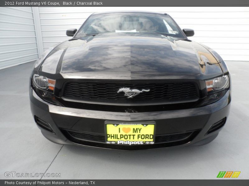 Black / Charcoal Black 2012 Ford Mustang V6 Coupe