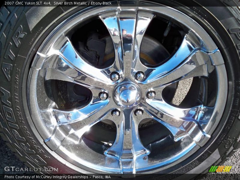 Silver Birch Metallic / Ebony Black 2007 GMC Yukon SLT 4x4