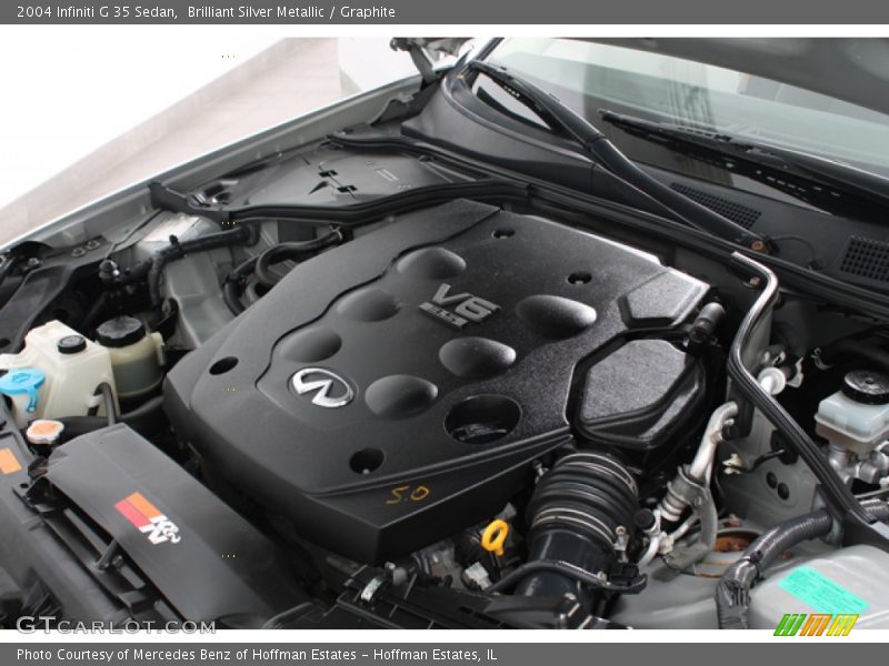 Brilliant Silver Metallic / Graphite 2004 Infiniti G 35 Sedan