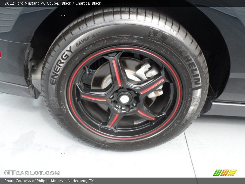 Black / Charcoal Black 2012 Ford Mustang V6 Coupe