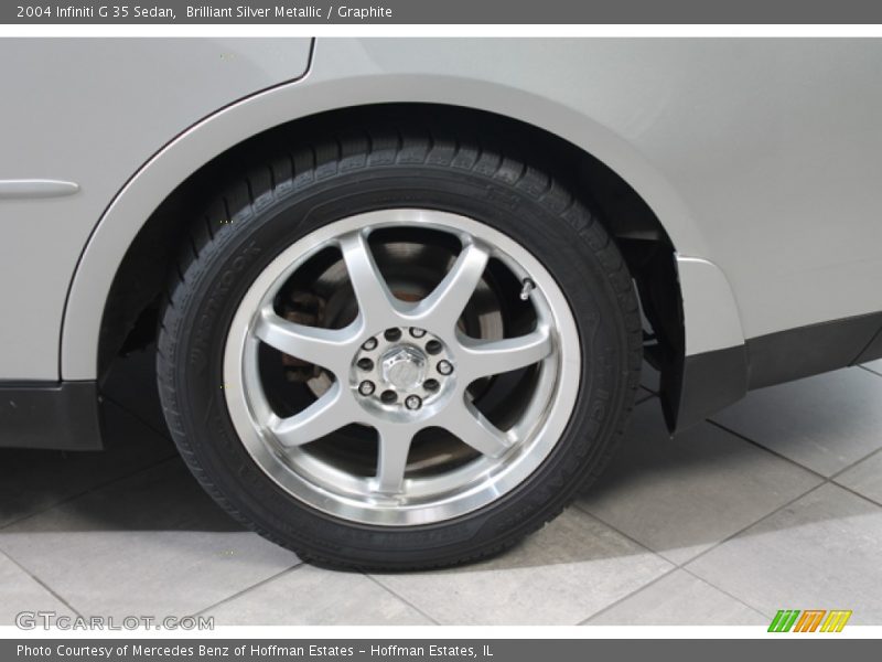 Brilliant Silver Metallic / Graphite 2004 Infiniti G 35 Sedan