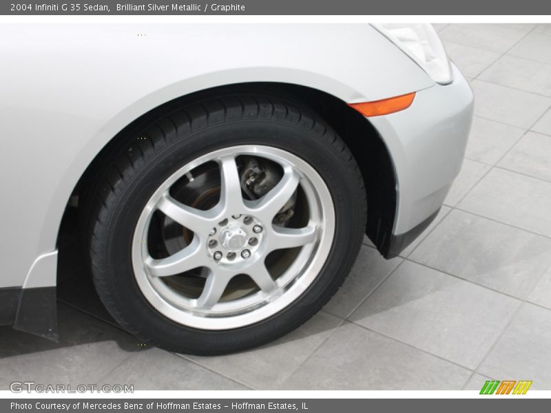 Brilliant Silver Metallic / Graphite 2004 Infiniti G 35 Sedan