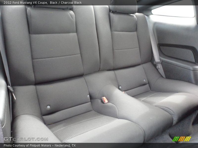 Rear Seat of 2012 Mustang V6 Coupe