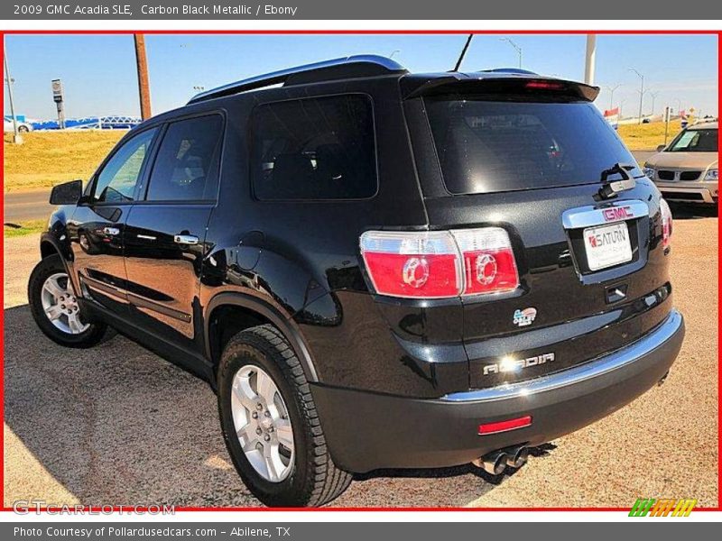 Carbon Black Metallic / Ebony 2009 GMC Acadia SLE