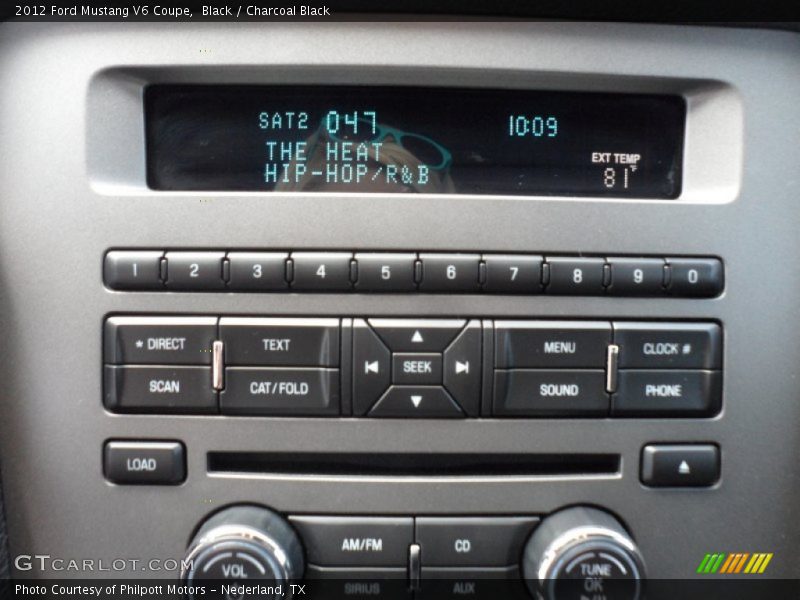 Audio System of 2012 Mustang V6 Coupe