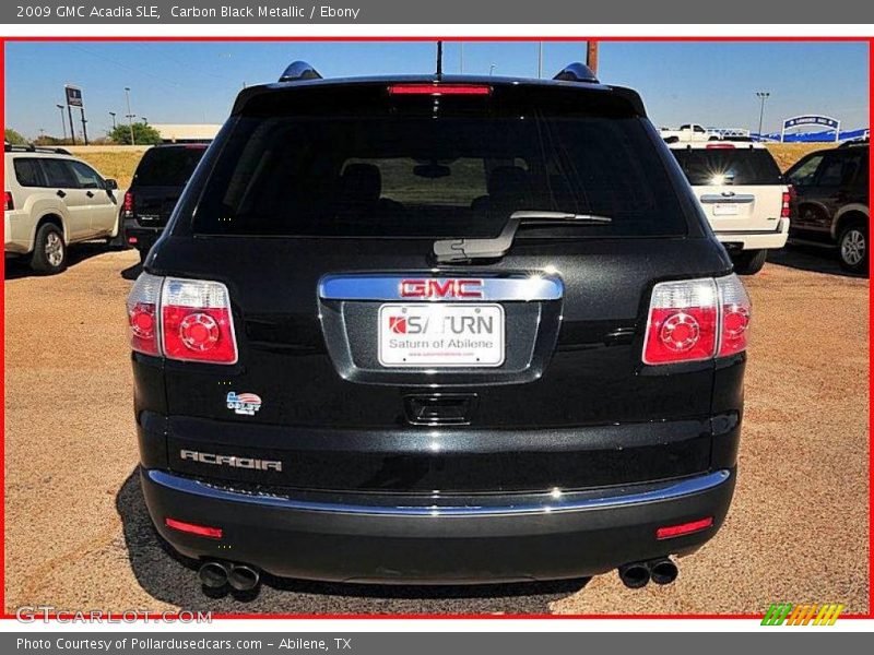 Carbon Black Metallic / Ebony 2009 GMC Acadia SLE