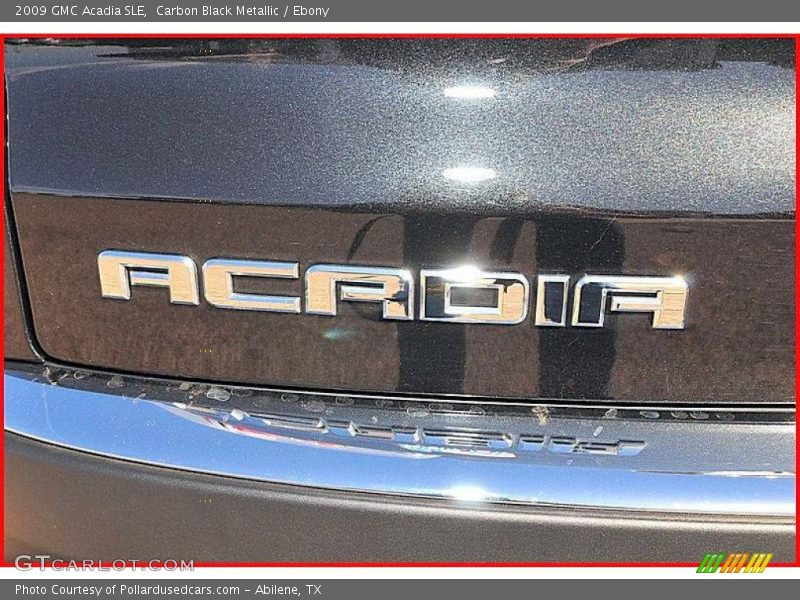 Carbon Black Metallic / Ebony 2009 GMC Acadia SLE