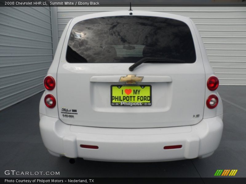 Summit White / Ebony Black 2008 Chevrolet HHR LS