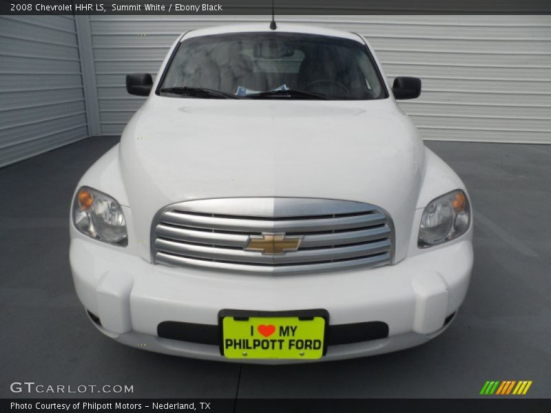 Summit White / Ebony Black 2008 Chevrolet HHR LS