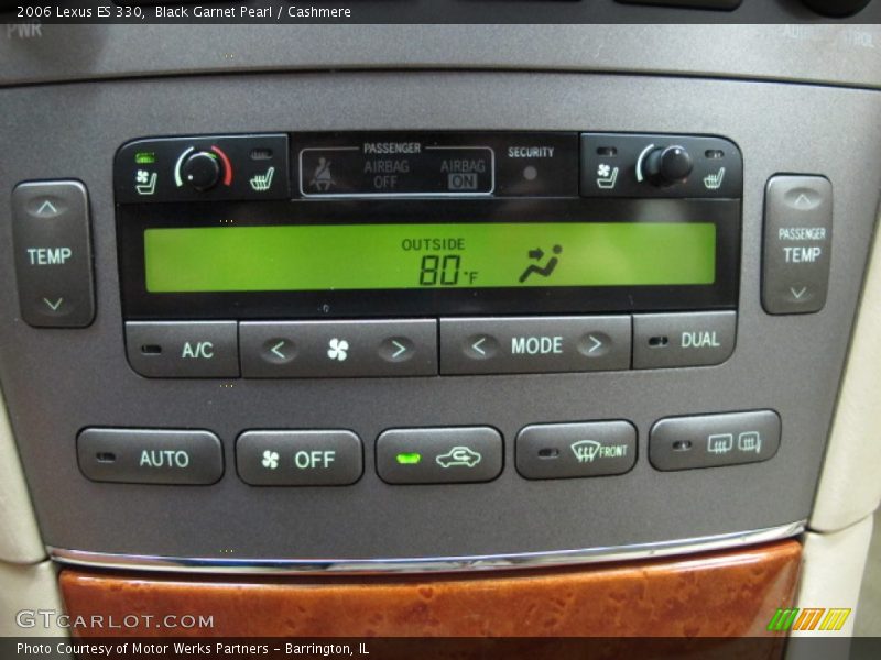 Controls of 2006 ES 330