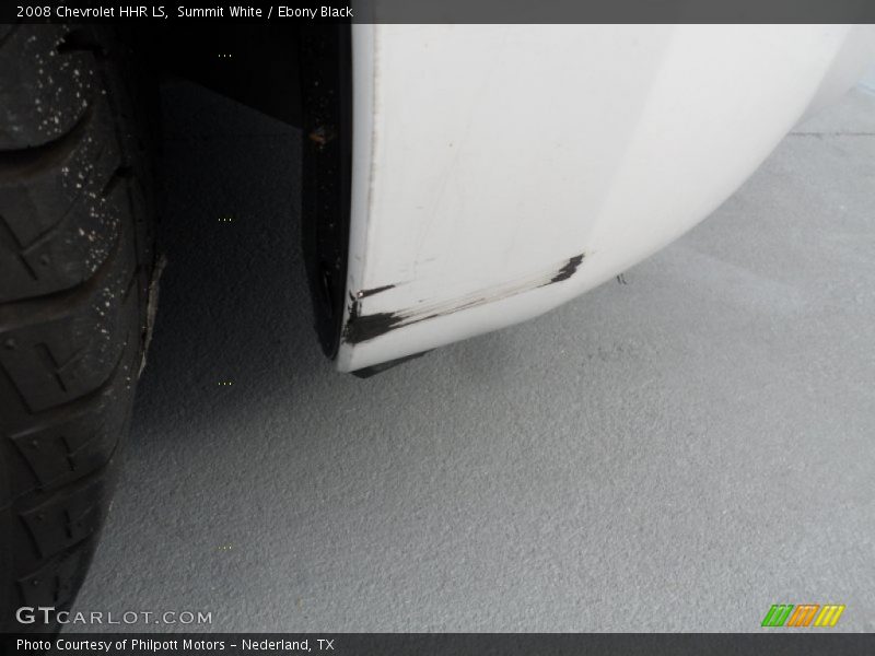 Summit White / Ebony Black 2008 Chevrolet HHR LS
