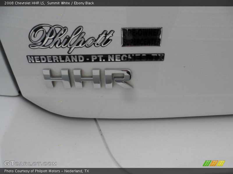 Summit White / Ebony Black 2008 Chevrolet HHR LS