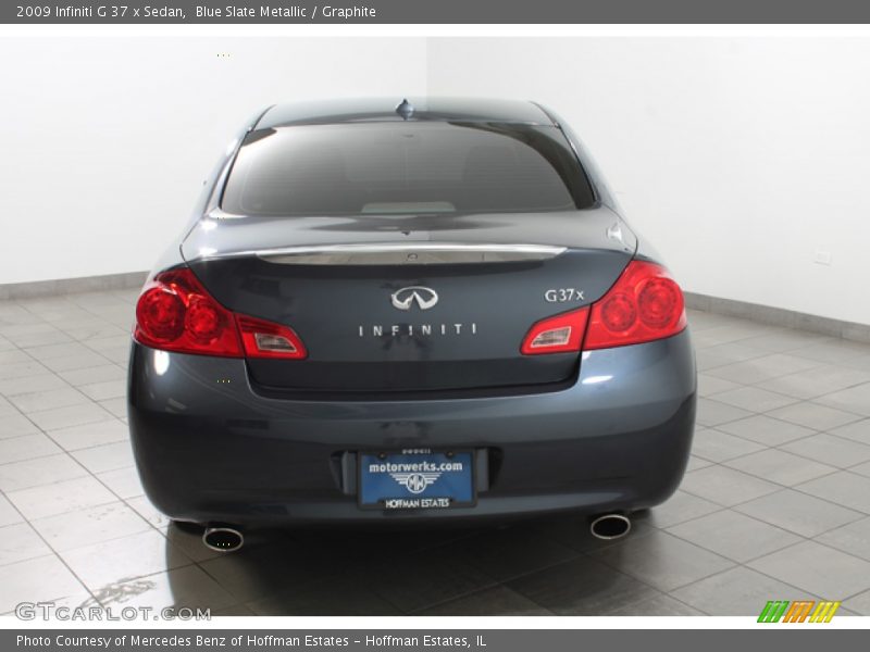 Blue Slate Metallic / Graphite 2009 Infiniti G 37 x Sedan