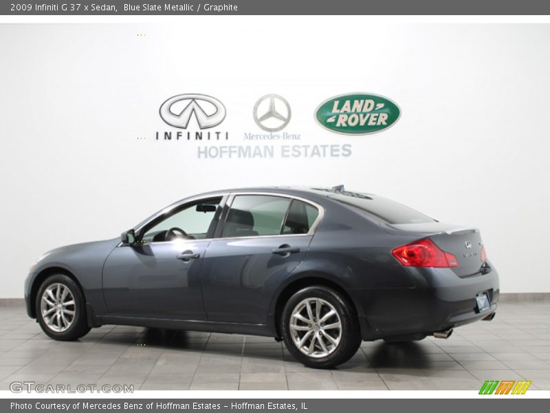 Blue Slate Metallic / Graphite 2009 Infiniti G 37 x Sedan