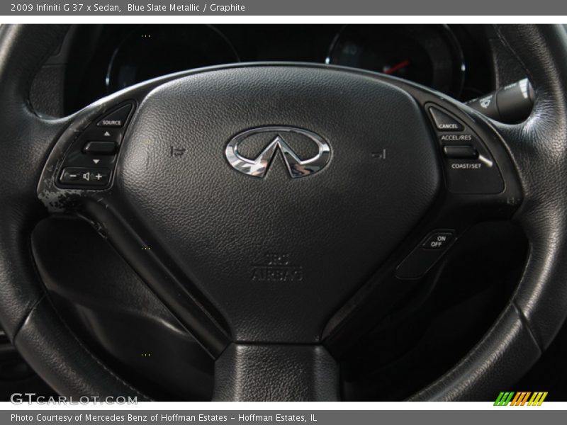 Blue Slate Metallic / Graphite 2009 Infiniti G 37 x Sedan