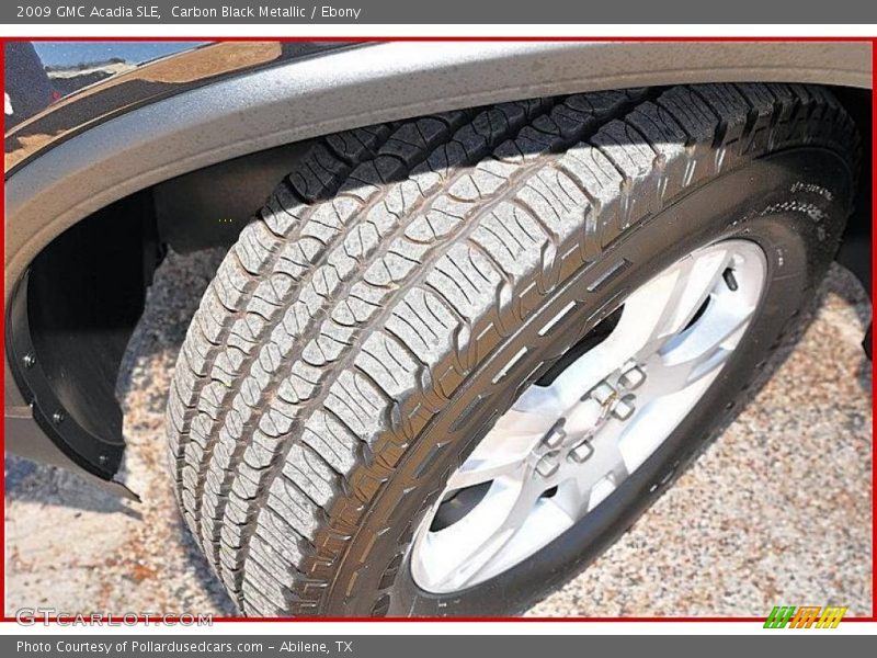 Carbon Black Metallic / Ebony 2009 GMC Acadia SLE