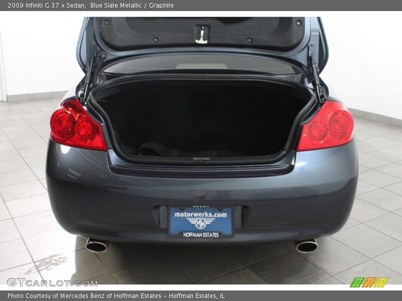 Blue Slate Metallic / Graphite 2009 Infiniti G 37 x Sedan