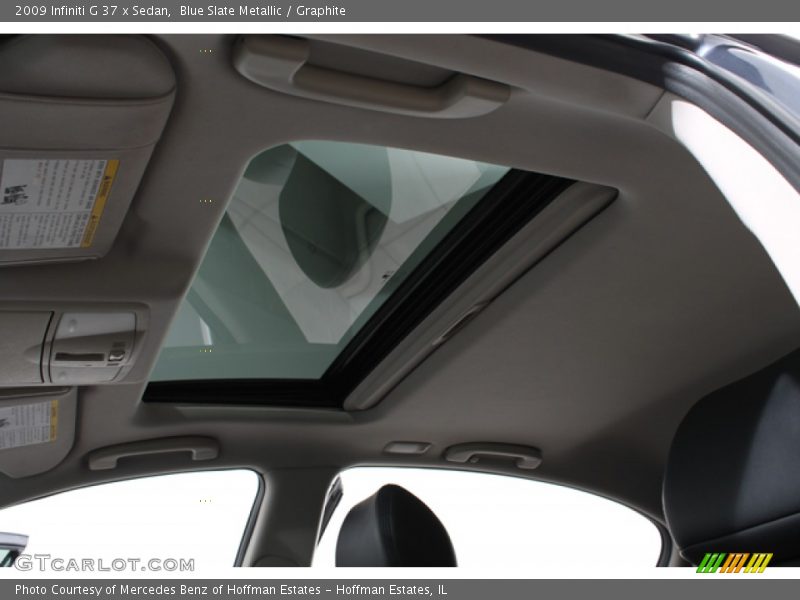 Blue Slate Metallic / Graphite 2009 Infiniti G 37 x Sedan