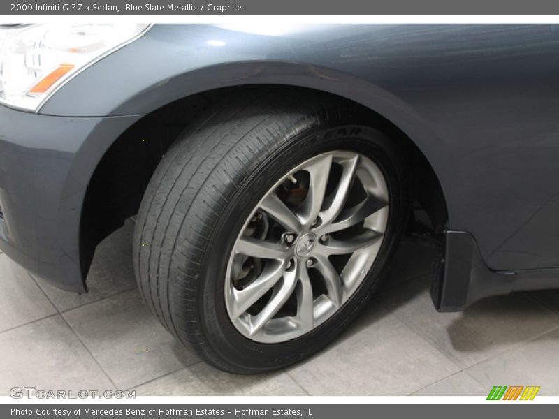 Blue Slate Metallic / Graphite 2009 Infiniti G 37 x Sedan