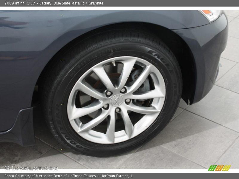 Blue Slate Metallic / Graphite 2009 Infiniti G 37 x Sedan
