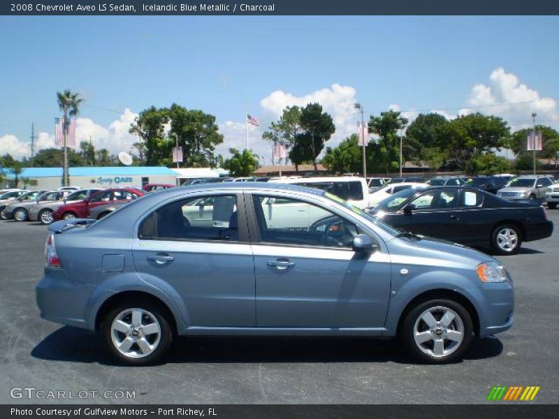 Icelandic Blue Metallic / Charcoal 2008 Chevrolet Aveo LS Sedan