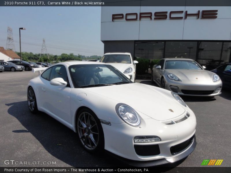 Carrara White / Black w/Alcantara 2010 Porsche 911 GT3
