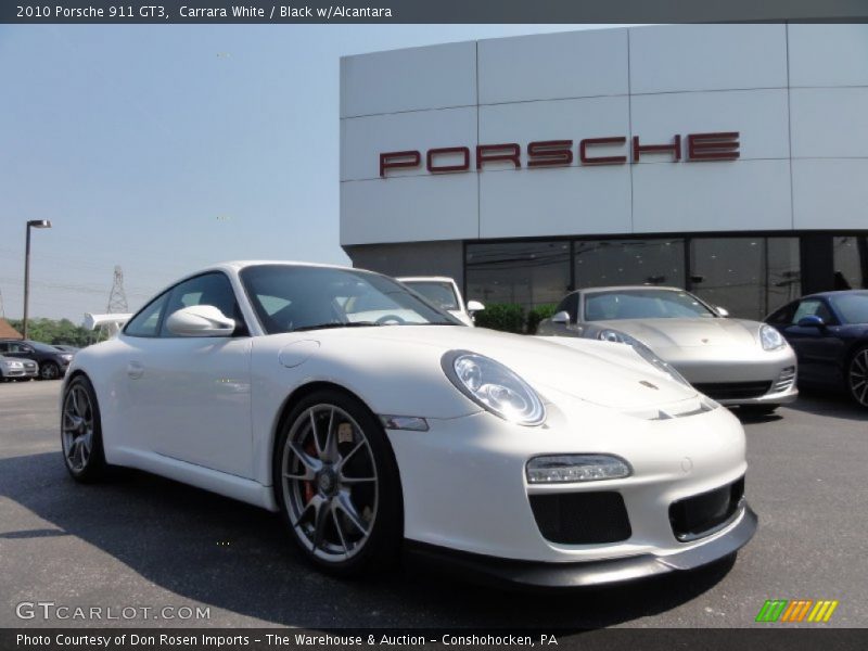 Carrara White / Black w/Alcantara 2010 Porsche 911 GT3