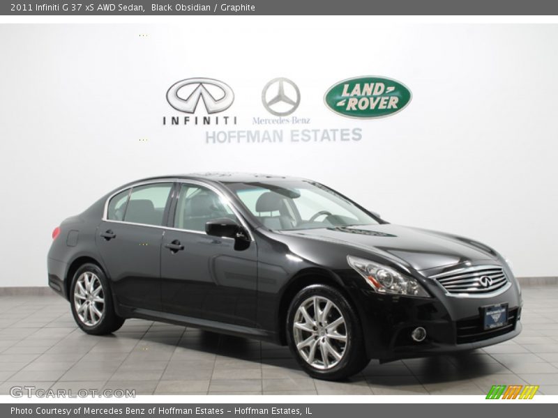 Black Obsidian / Graphite 2011 Infiniti G 37 xS AWD Sedan