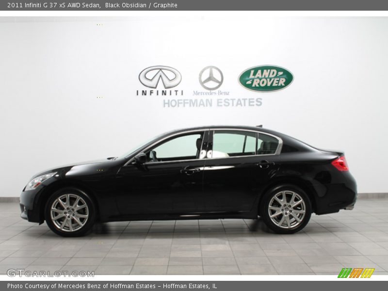 Black Obsidian / Graphite 2011 Infiniti G 37 xS AWD Sedan