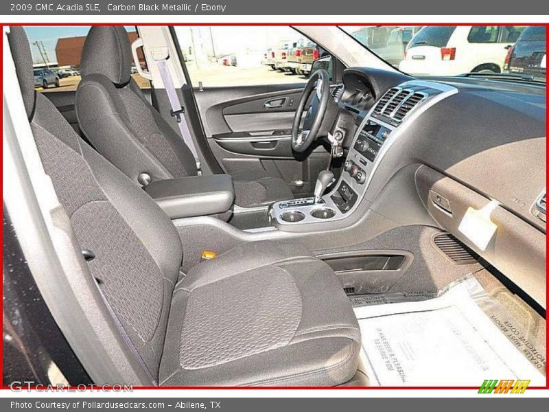 Carbon Black Metallic / Ebony 2009 GMC Acadia SLE