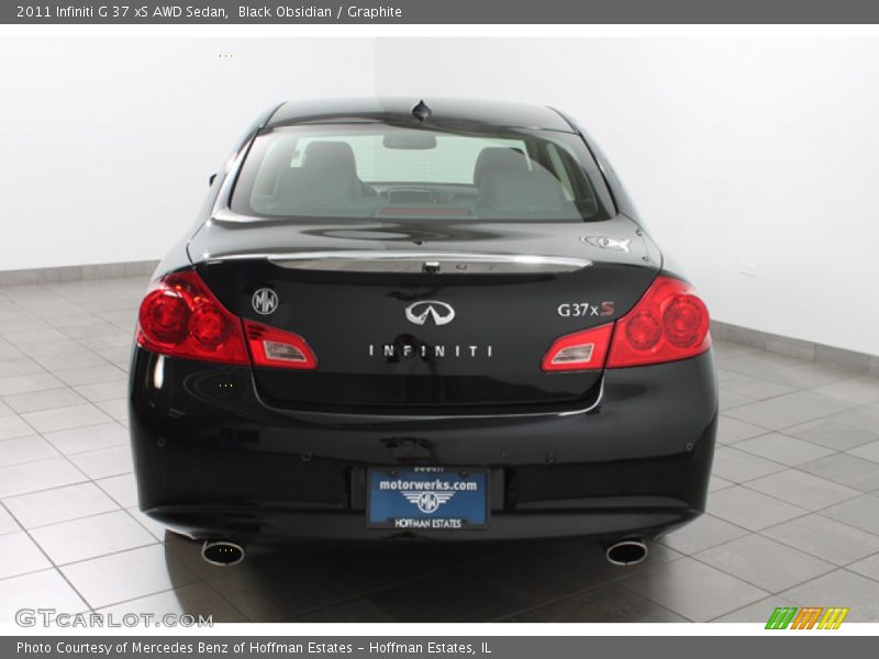 Black Obsidian / Graphite 2011 Infiniti G 37 xS AWD Sedan