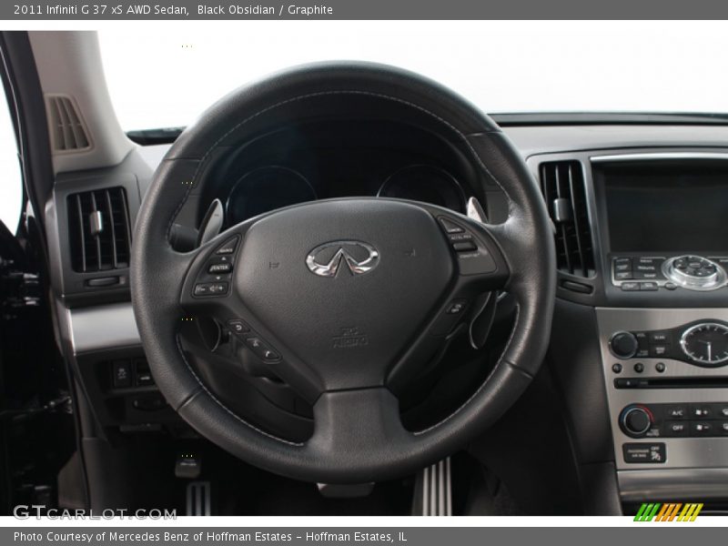 Black Obsidian / Graphite 2011 Infiniti G 37 xS AWD Sedan