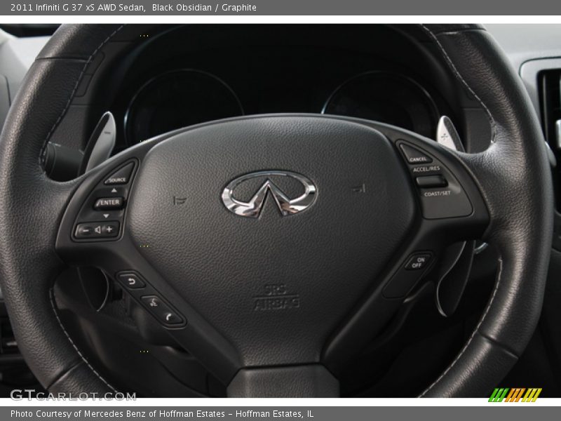 Black Obsidian / Graphite 2011 Infiniti G 37 xS AWD Sedan