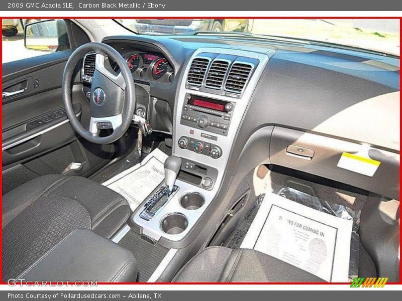 Carbon Black Metallic / Ebony 2009 GMC Acadia SLE