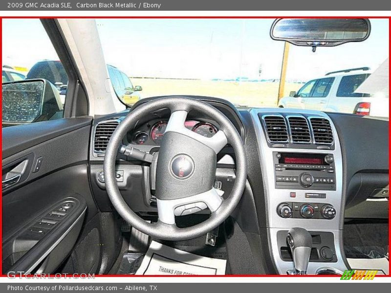 Carbon Black Metallic / Ebony 2009 GMC Acadia SLE