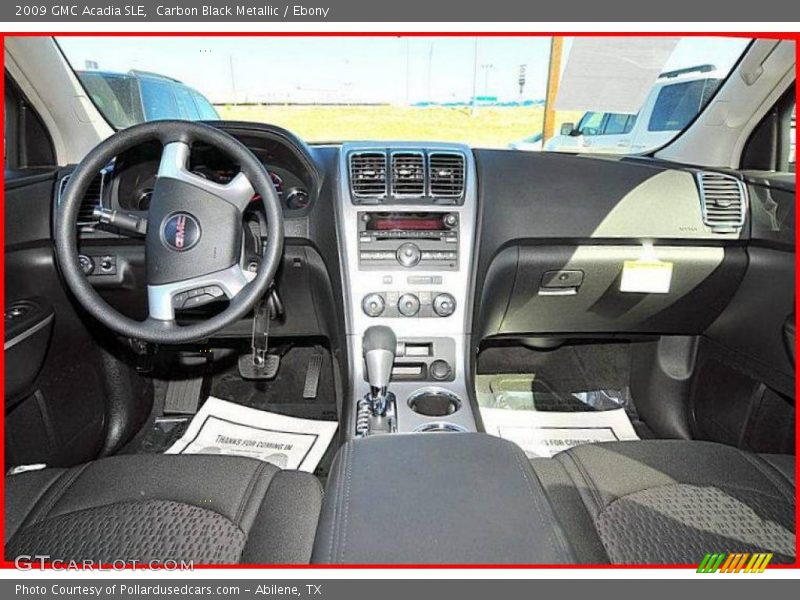 Carbon Black Metallic / Ebony 2009 GMC Acadia SLE