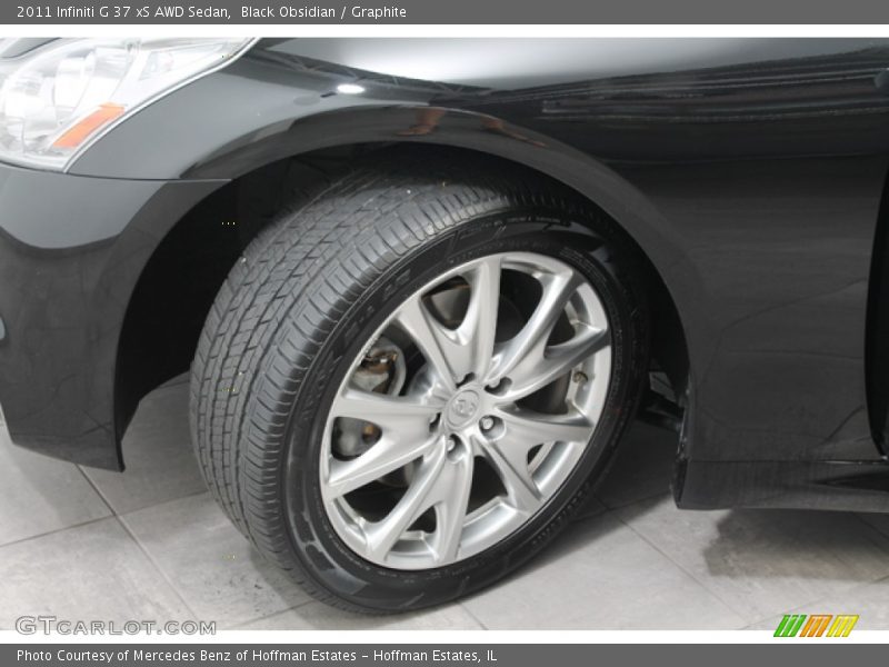 Black Obsidian / Graphite 2011 Infiniti G 37 xS AWD Sedan