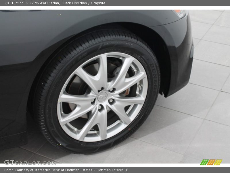 Black Obsidian / Graphite 2011 Infiniti G 37 xS AWD Sedan