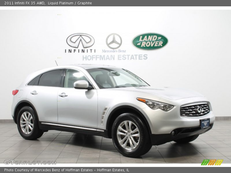 Liquid Platinum / Graphite 2011 Infiniti FX 35 AWD