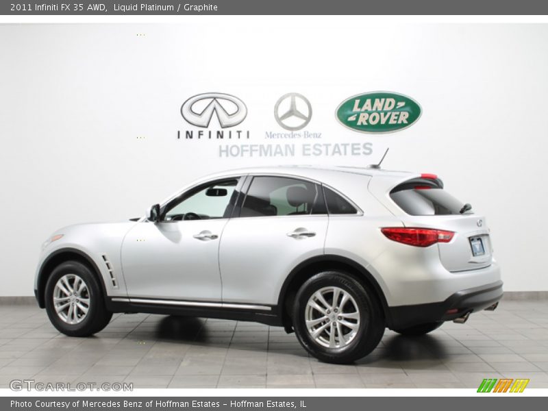 Liquid Platinum / Graphite 2011 Infiniti FX 35 AWD