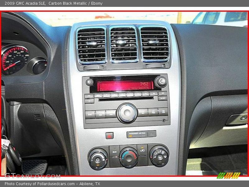 Carbon Black Metallic / Ebony 2009 GMC Acadia SLE