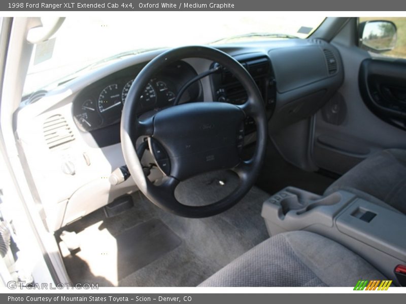 Oxford White / Medium Graphite 1998 Ford Ranger XLT Extended Cab 4x4