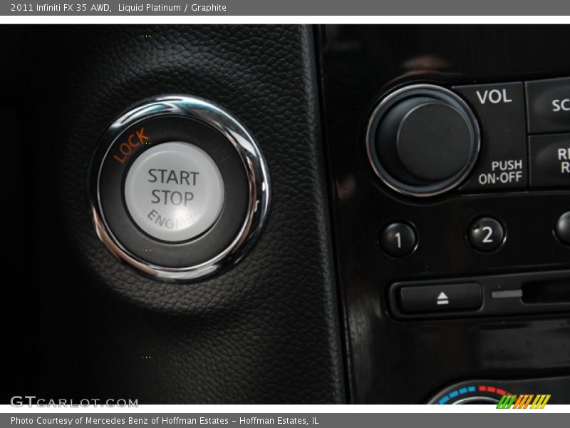 Liquid Platinum / Graphite 2011 Infiniti FX 35 AWD