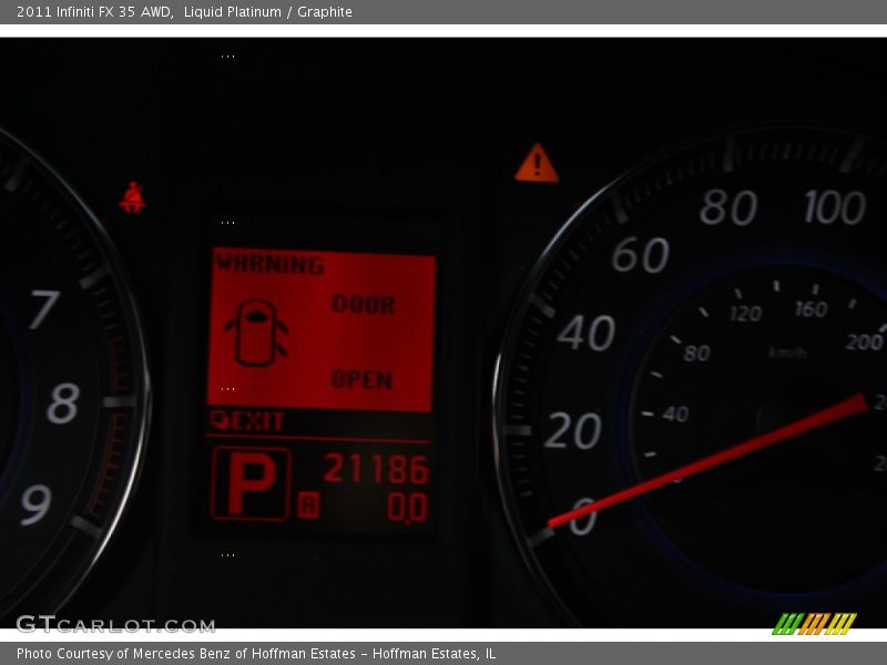 Liquid Platinum / Graphite 2011 Infiniti FX 35 AWD