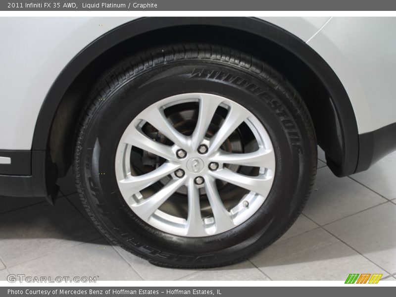 Liquid Platinum / Graphite 2011 Infiniti FX 35 AWD
