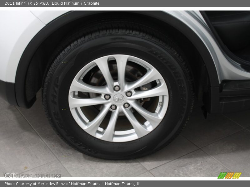 Liquid Platinum / Graphite 2011 Infiniti FX 35 AWD