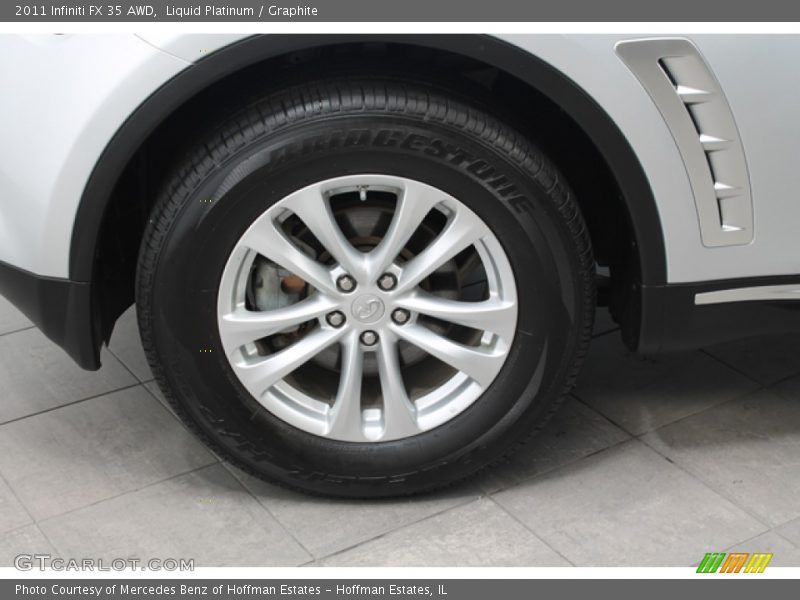 Liquid Platinum / Graphite 2011 Infiniti FX 35 AWD