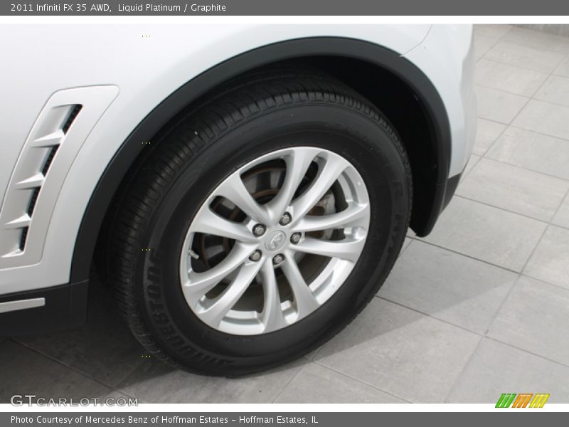Liquid Platinum / Graphite 2011 Infiniti FX 35 AWD
