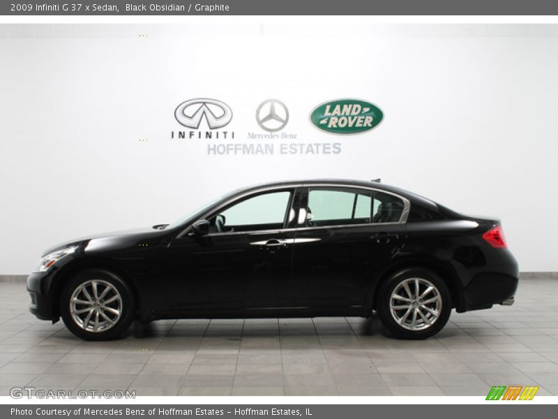 Black Obsidian / Graphite 2009 Infiniti G 37 x Sedan